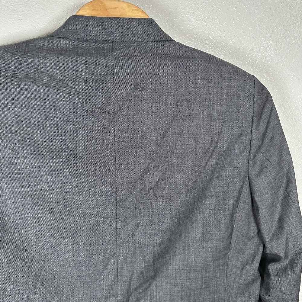 Lauren Ralph Lauren Mens Sz 46Long Blazer Sport Coat Charcoal Gray 2 Button Wool - Picture 6 of 10